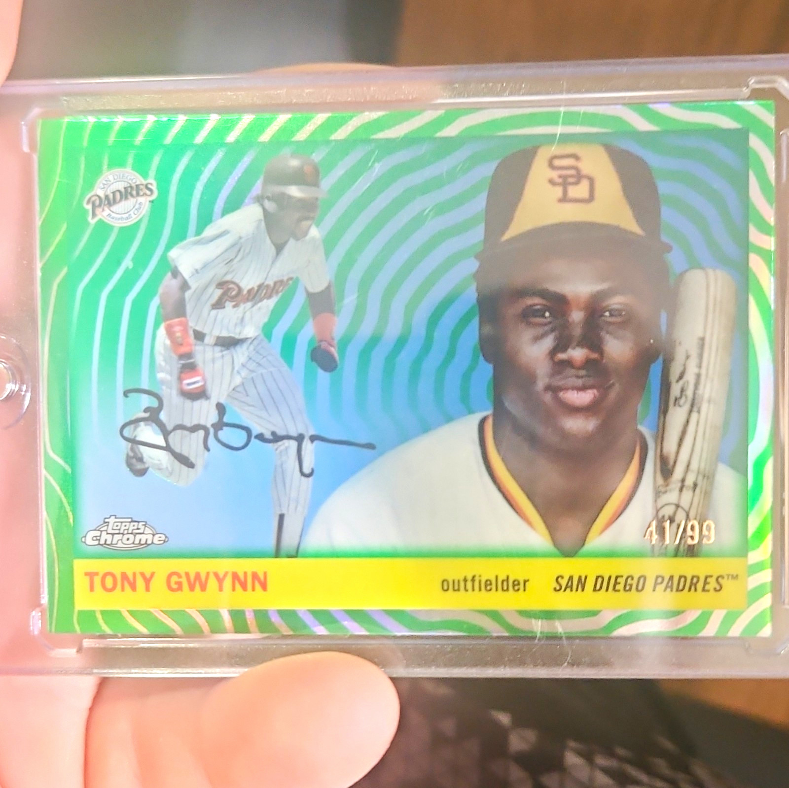 Topps 2025 Chrome Tony Gwynn Autograph #431 /99 San Diego Padres MLB