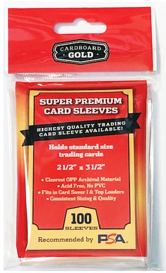 10000 – 100 pks Full Case CBG Super Premium Sports Card Soft Sleeves Acid Free