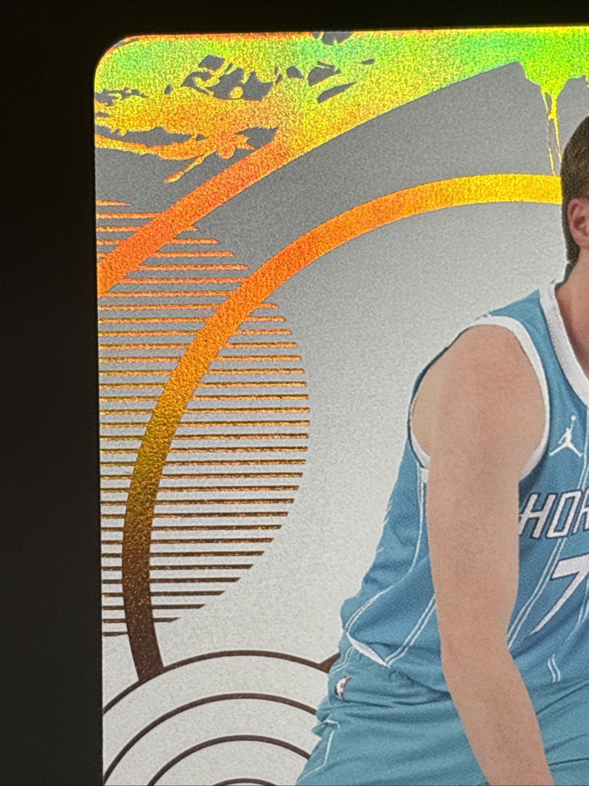 2025 Topps Match Attax Kon Knueppel Rookie RC White Foil #124 Hornets