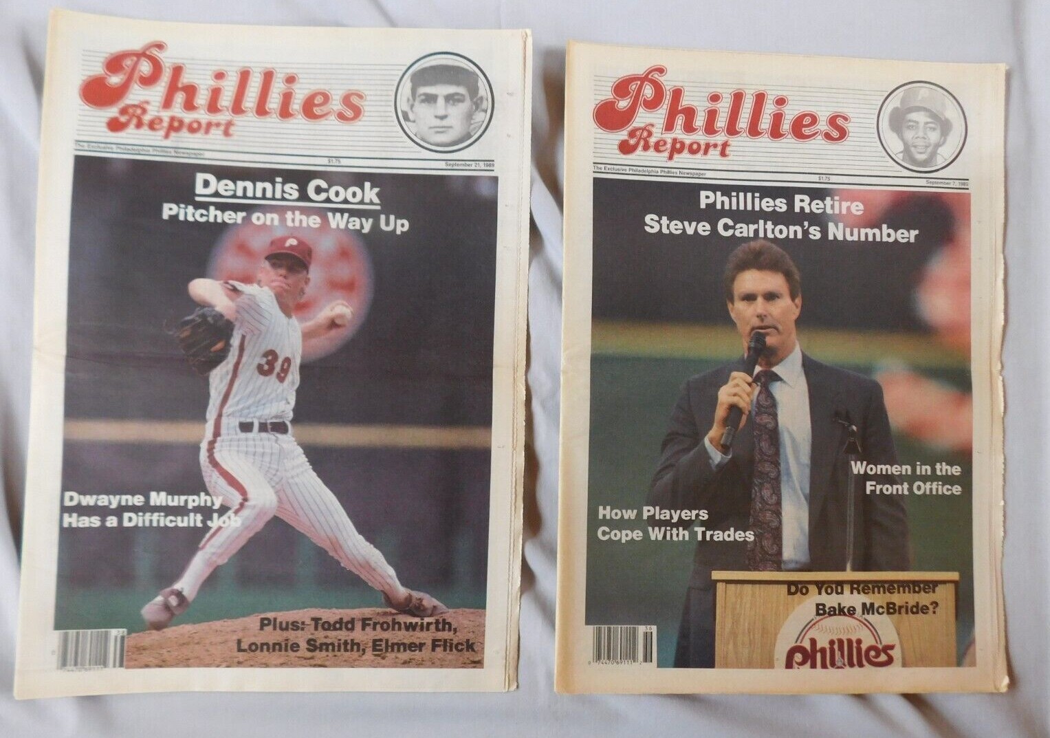 1989 PHILLIES REPORT Philadelphia Phillies Pick one
