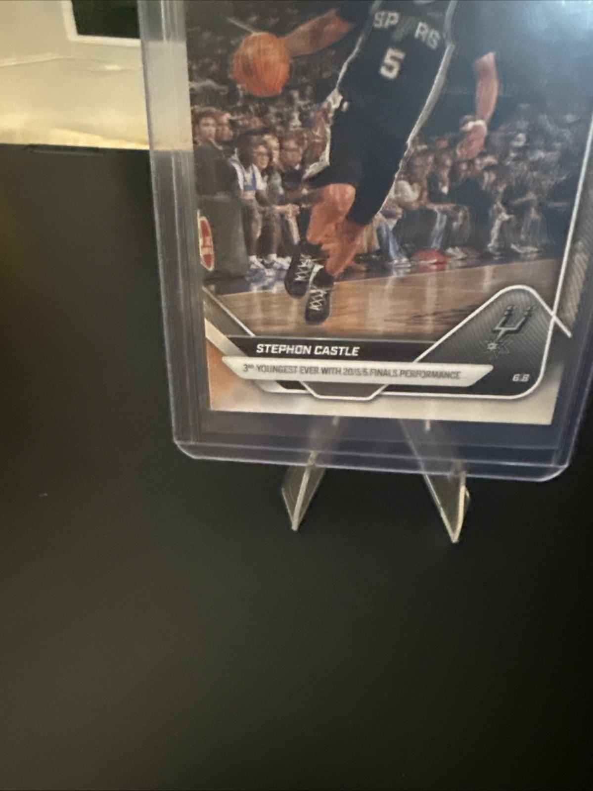 2025-2026 Topps Now Stephon Castle San Antonio Spurs Celebrity Row Card #333