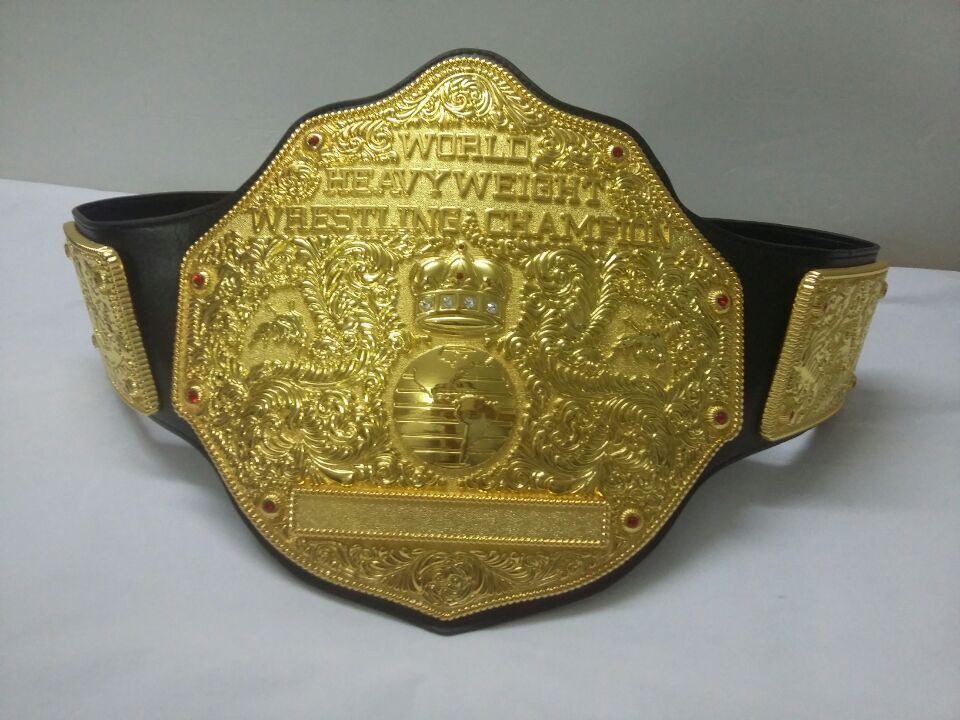 New Big Gold Textured Heavyweight Adult Wrestling Championship Title Belt 6.8lbs