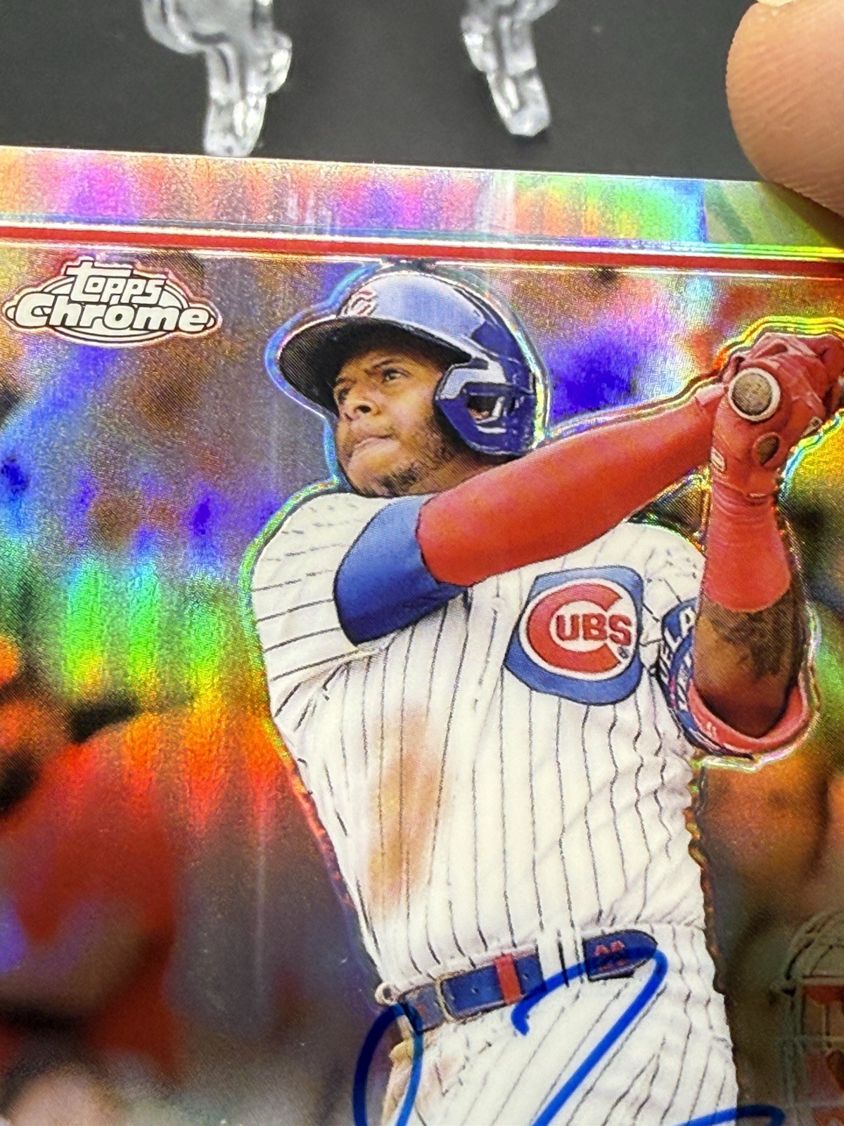 Nelson Velazquez 2023 Topps Chrome Rookie Refractor Auto /499 Cubs RC *read