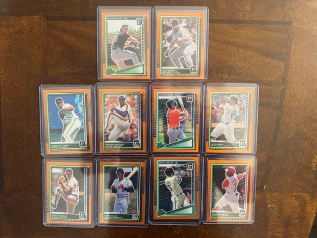2025 Donruss 272 Card Color # Lot – Green, Purple, Orange, Red, Green SP CRAZY!