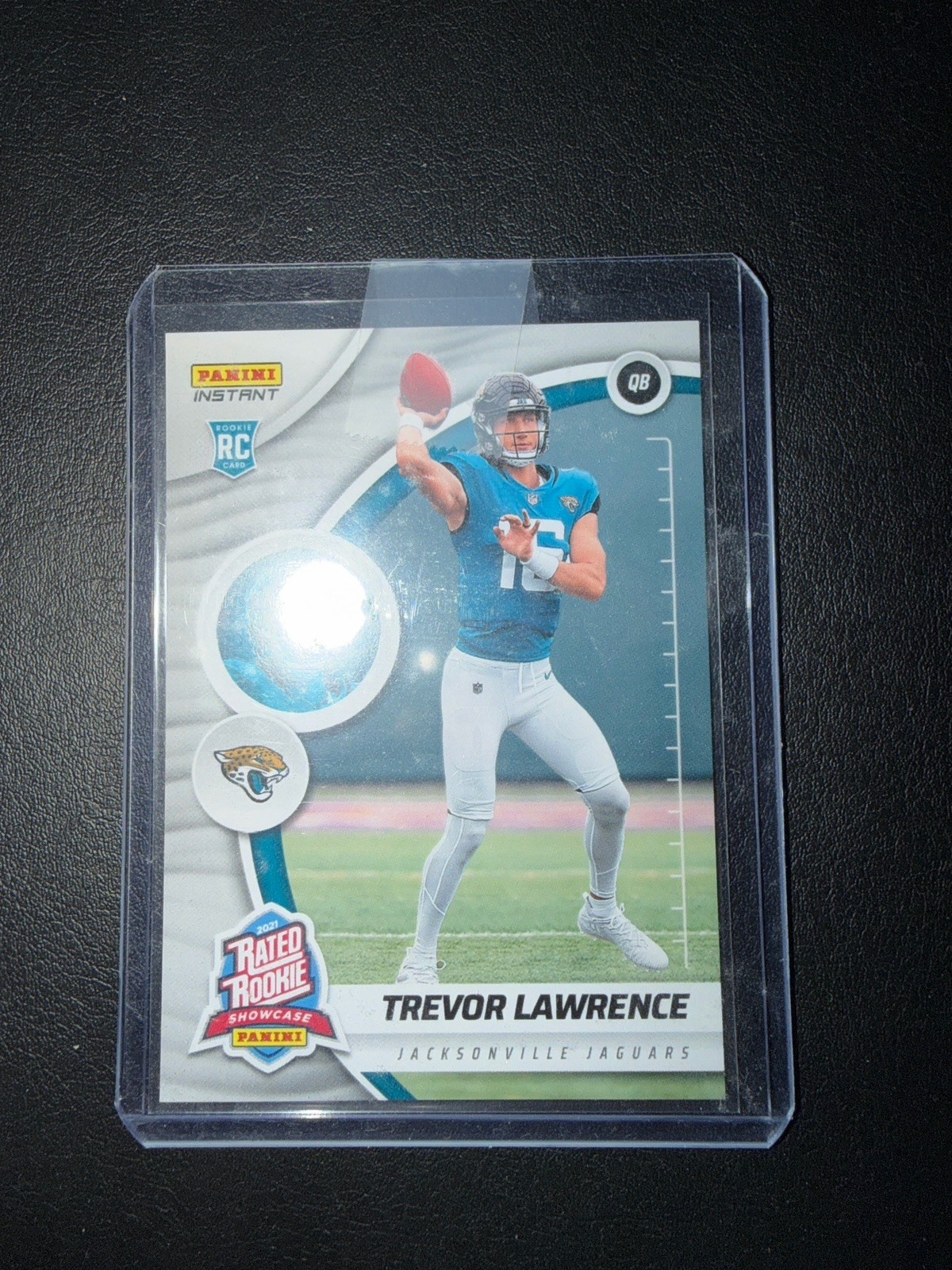 2021 Panini Instant NFL – Rated Rookie Showcase Trevor Lawrence #RS1 /7456 (RC)