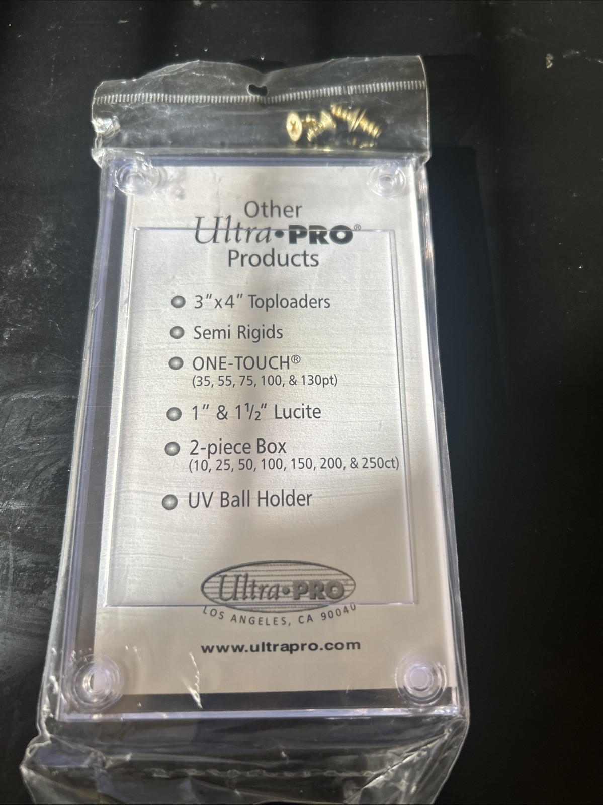 Ultra PRO 1/4″ Screwdown Card Holder Used . Read Description