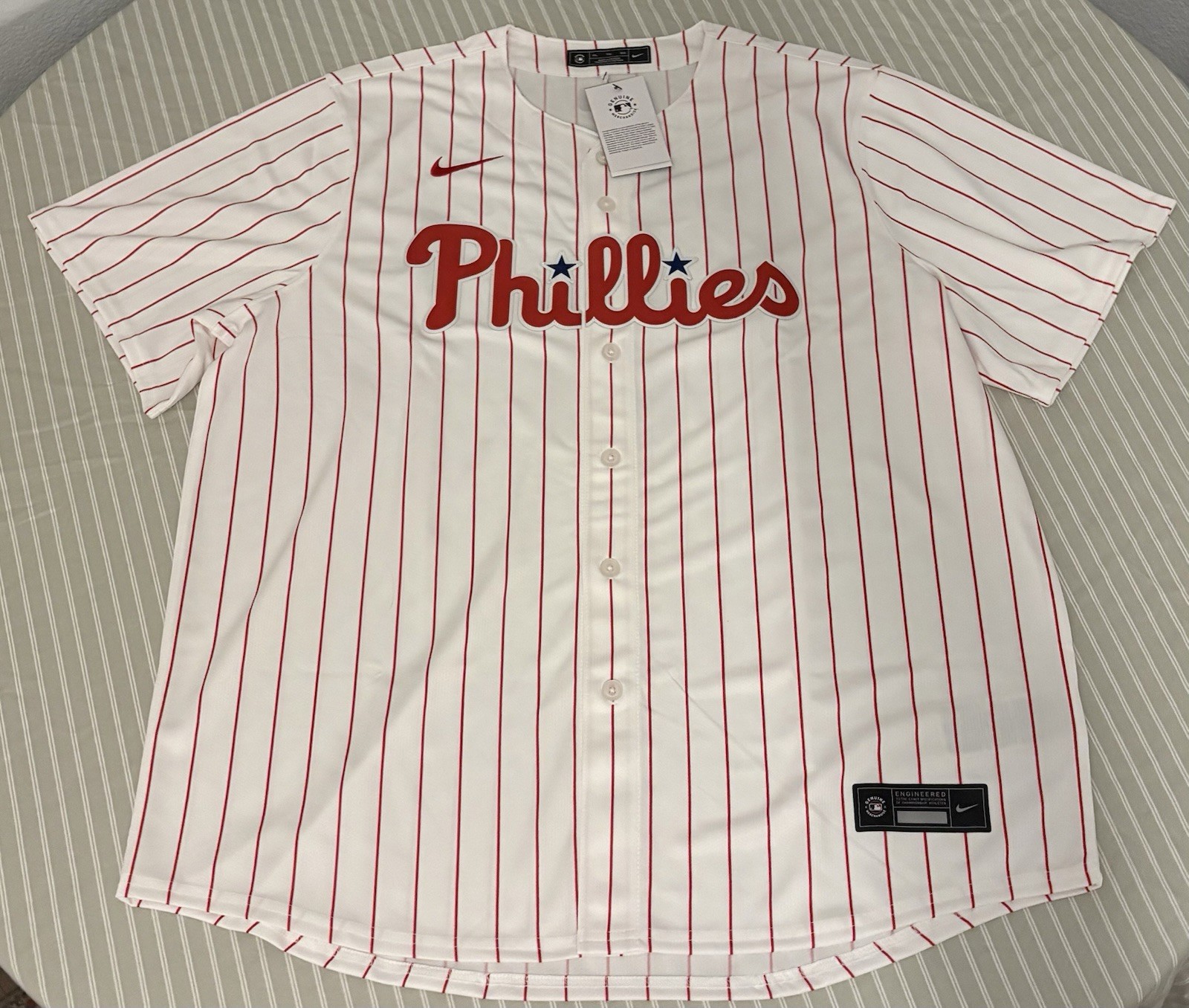 Official Nike Philadelphia Phillies Harper #3 Jersey Men’s XXL White MLB $175