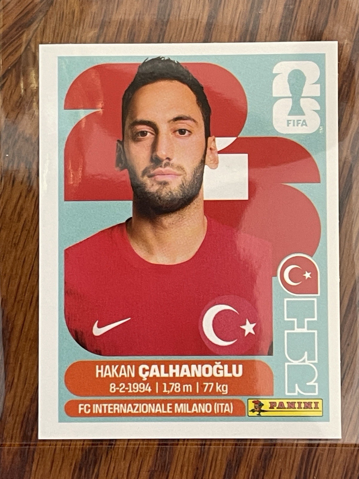 Türkiye 1-20 Complete Panini World Cup 2026 + 6 Blue Parallels Güler Yıldız