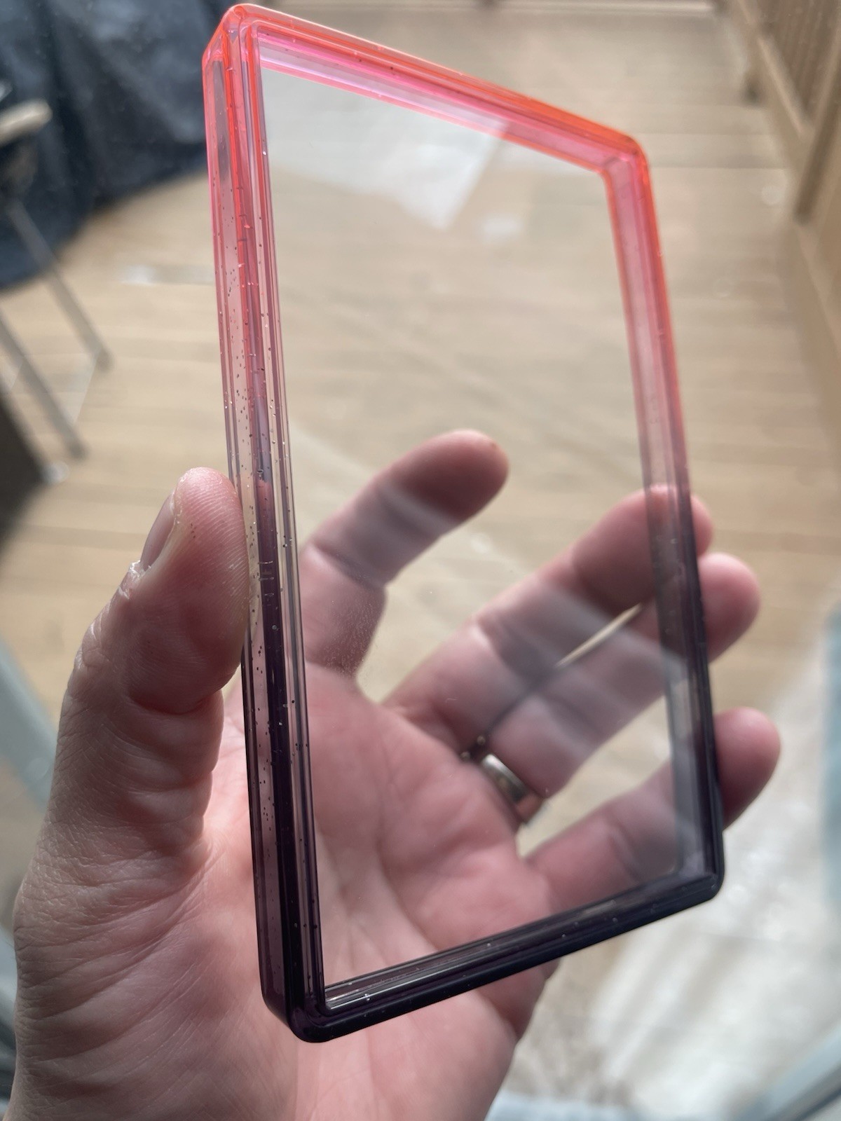 PSA Style Graded Card Slab Bumper Guard – Crimson Red Case Protector