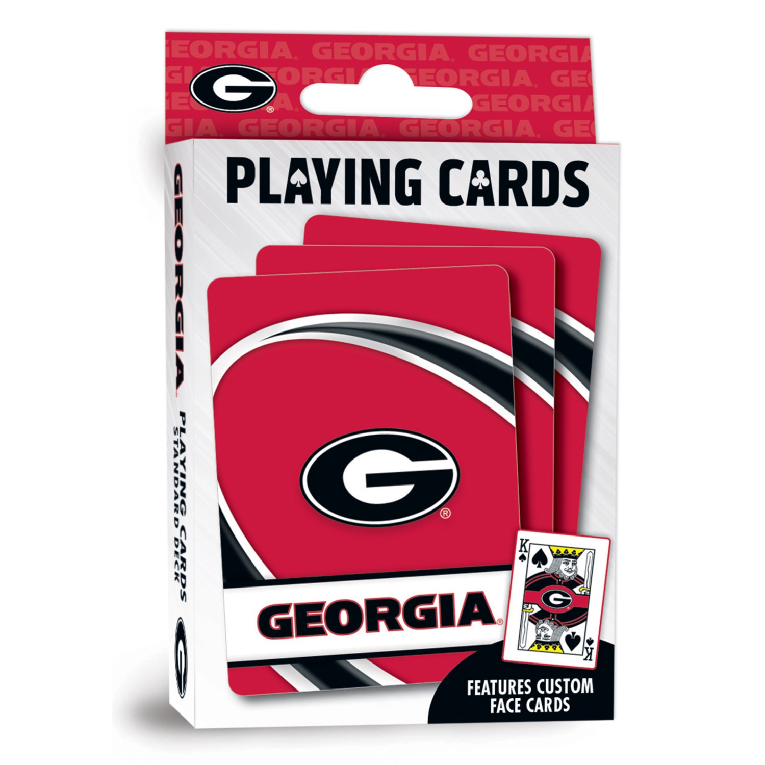 MasterPieces – Georgia Bulldogs – NCAA Playing Cards – 54 Card Deck