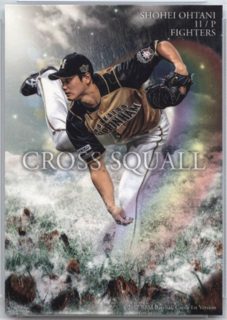 Sho-Time! PSA 10 Gem Mint! 2017 BBM 1st Version CROSS SQUALL Shohei Ohtani #CS01