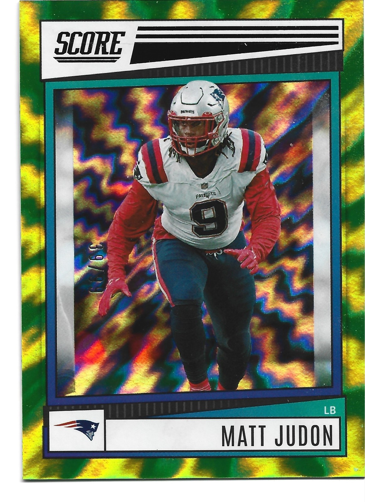 2022 Score #288 Matt Judon Electric #/99