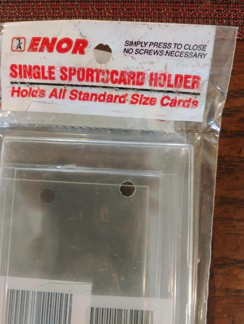 Lot of 10 NEW press to close baseball Enor 90s Sports Hard Case No Screws Needed