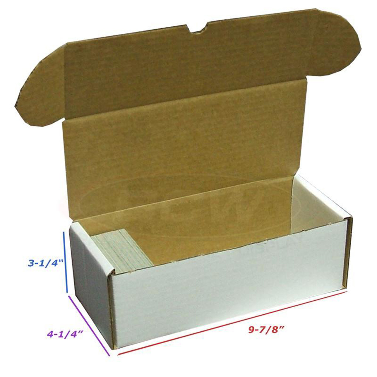 2 BCW 500 Count Cardboard Card Storage Boxes Sports Holder Case Trading Baseball