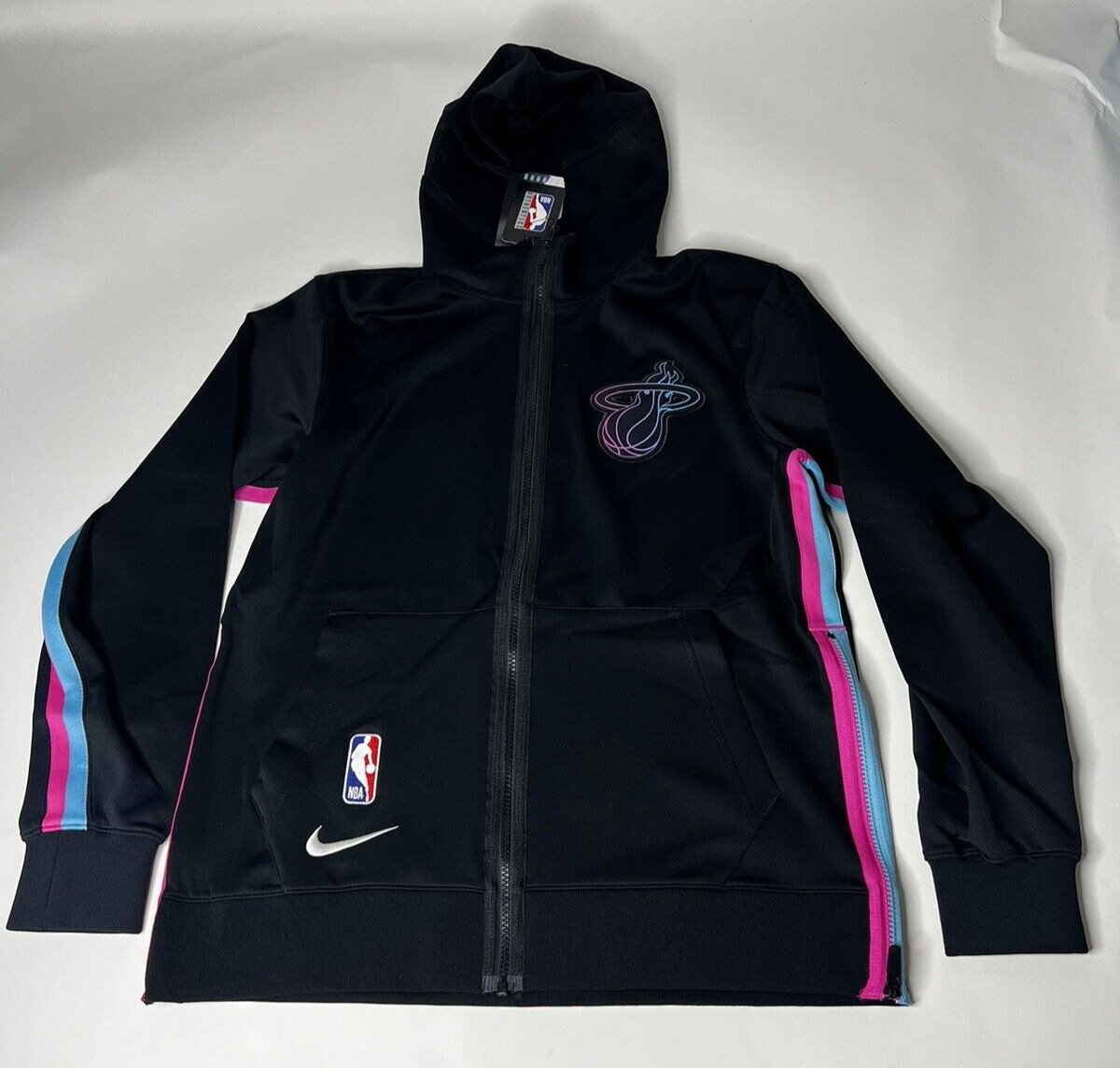 Nike Miami Heat ViceVersa City Edition Therma Flex Showtime Zip Hoodie Men M NWT