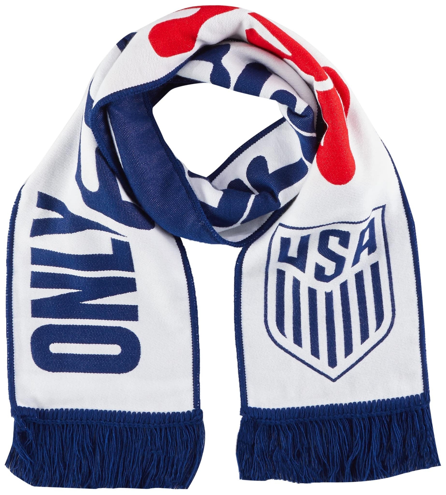 Ruffneck US Men’s National Team- Only Forward Soccer Scarf, Red, White, Blue