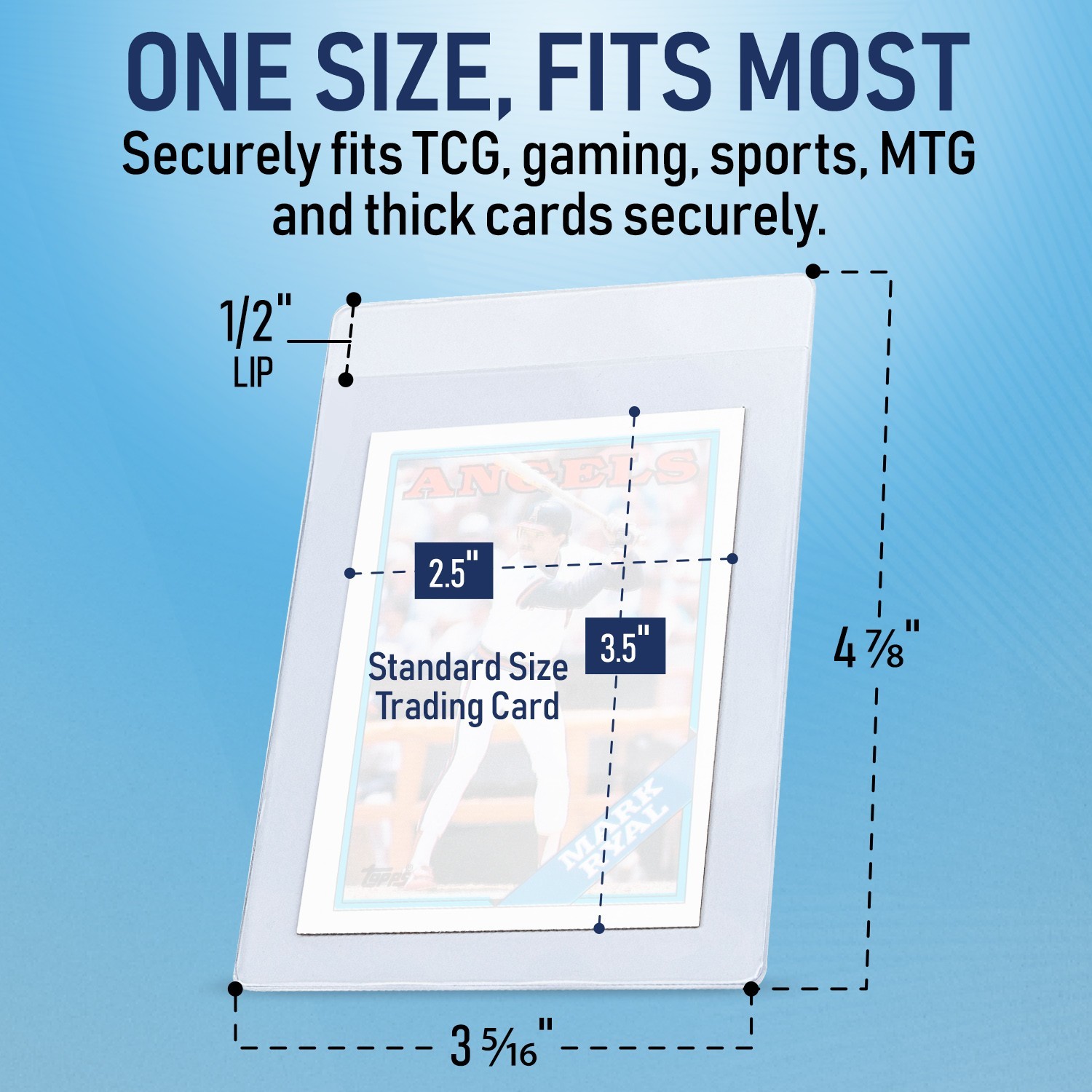 Semi Rigid Card Holders for PSA BGS SGC CSG – Slab Submission Protectors Sleeves