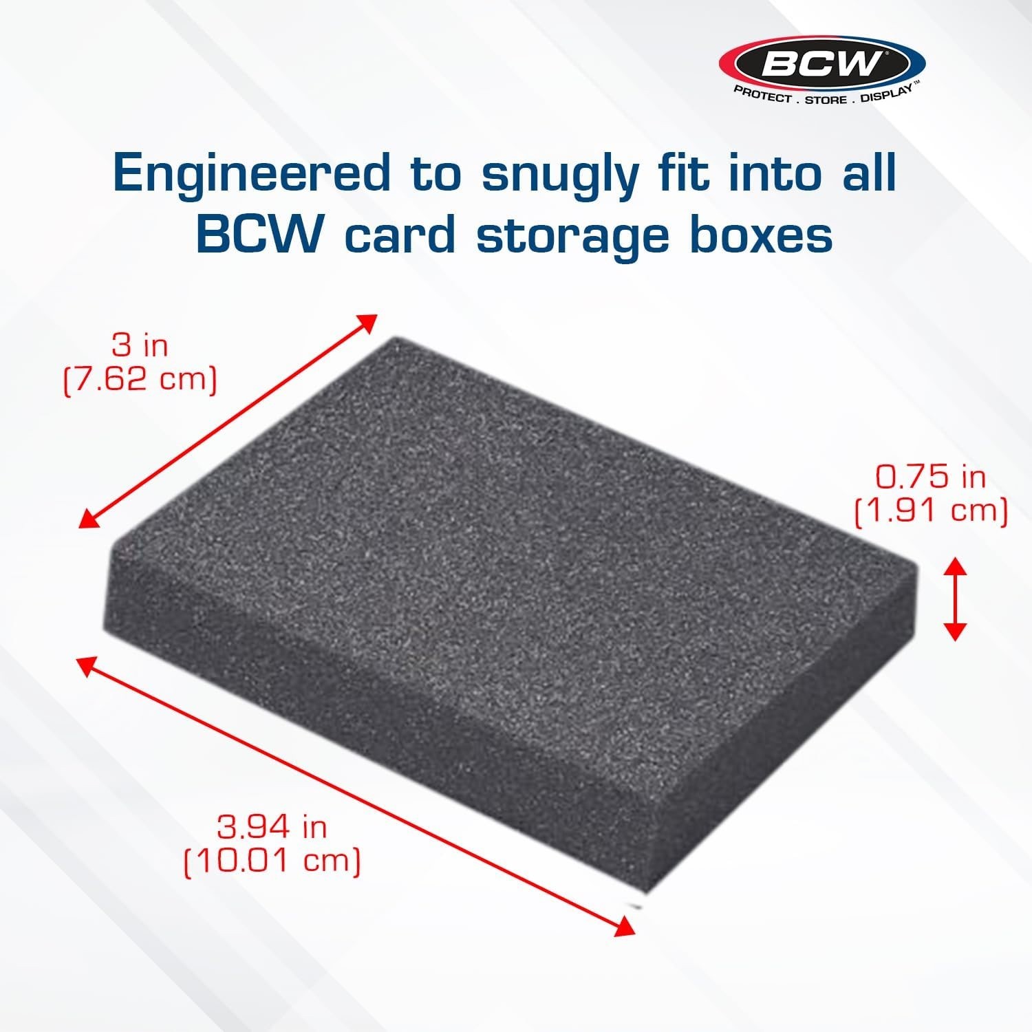 Pack of 20 Card Stoppers BCW Monster Pads Jam Pad Foam Inserts for Card Shoe Box