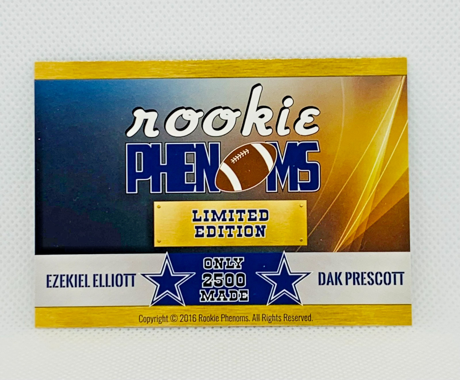 2016 Rookie Phenoms Limited Edition Dynamic Duo Dak Prescott Ezekiel Elliott SP