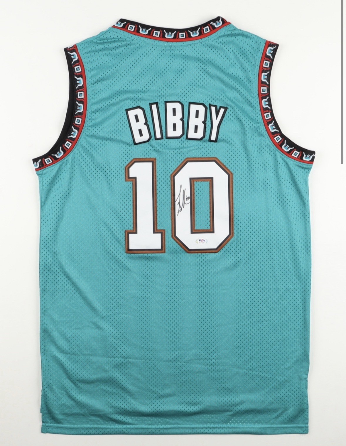 Mike Bibby Vancouver Grizzlies Signed Jersey PSA Certified – Hardwood Classic