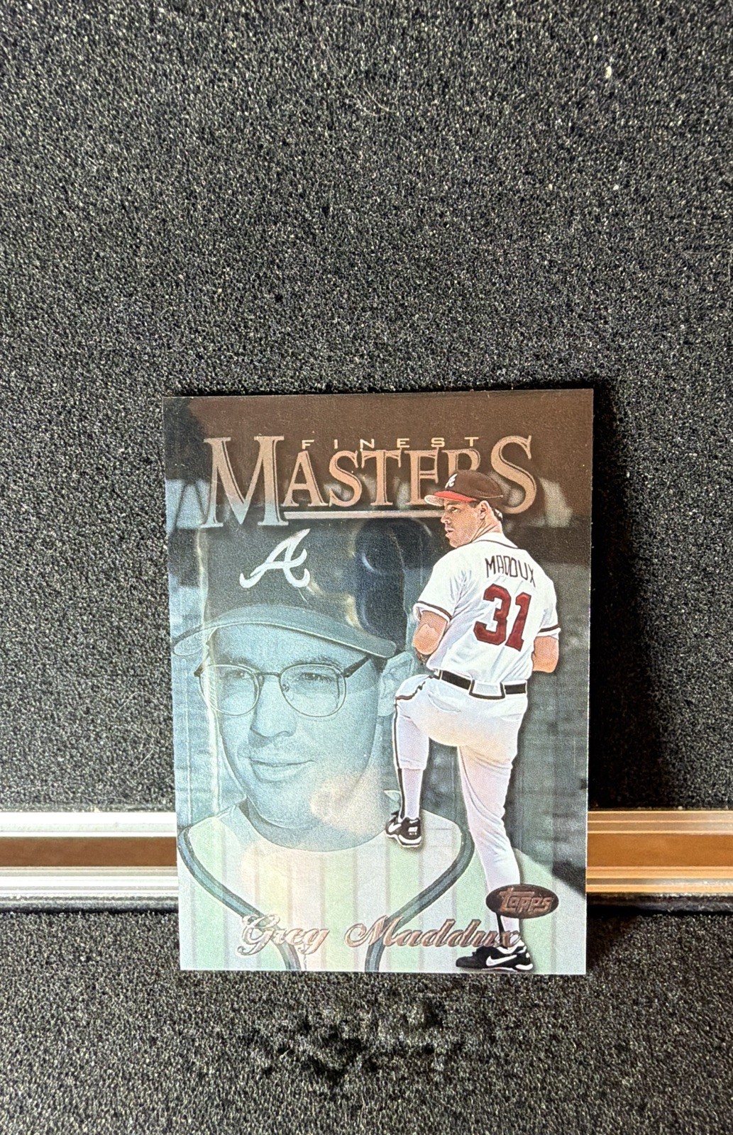 1997 Topps Finest – Uncommon – Silver Greg Maddux #294 Embossed