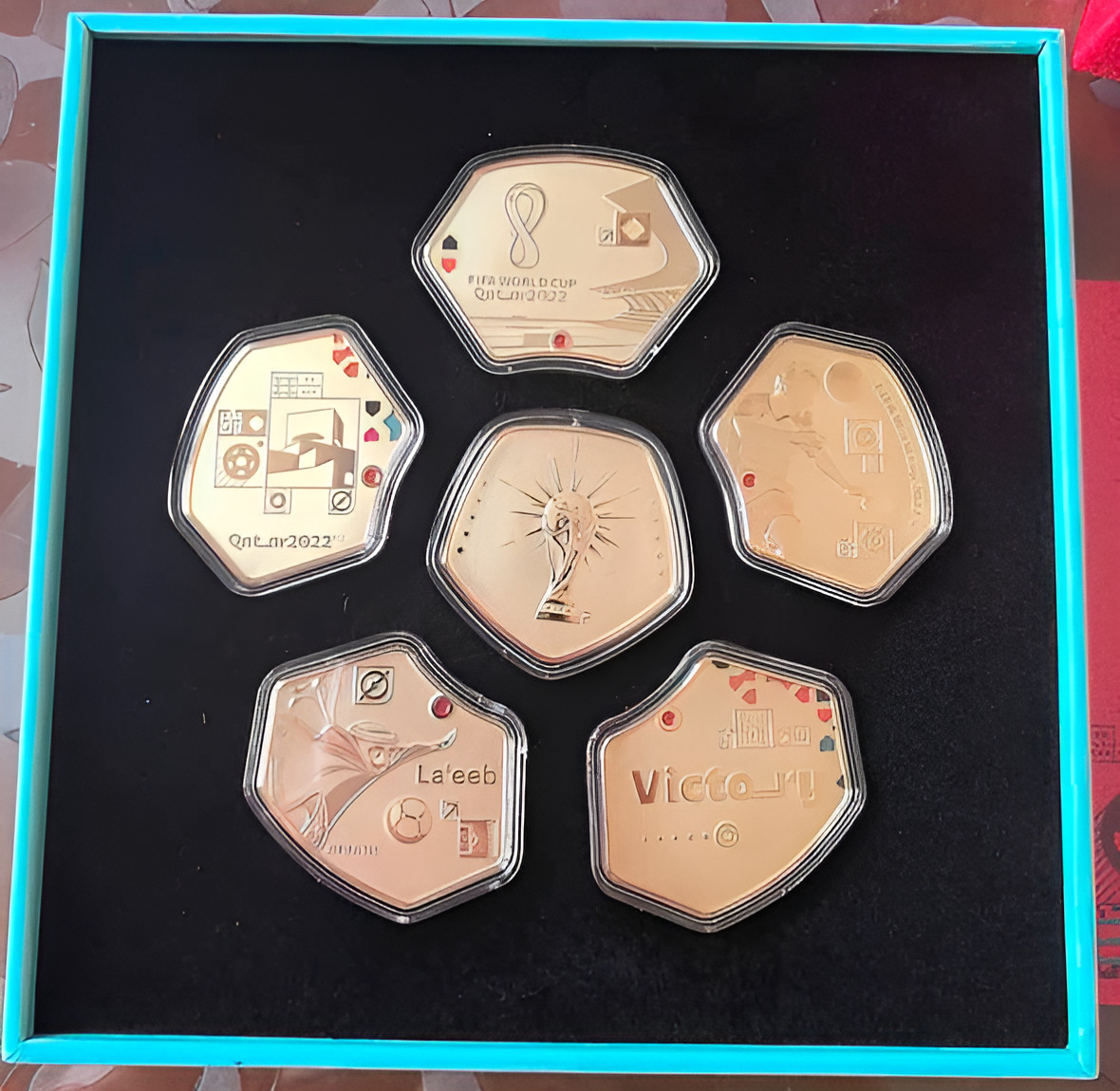 FIFA World Cup Qatar 2022 Official Authentic Set Limited Edition (6 pcs)
