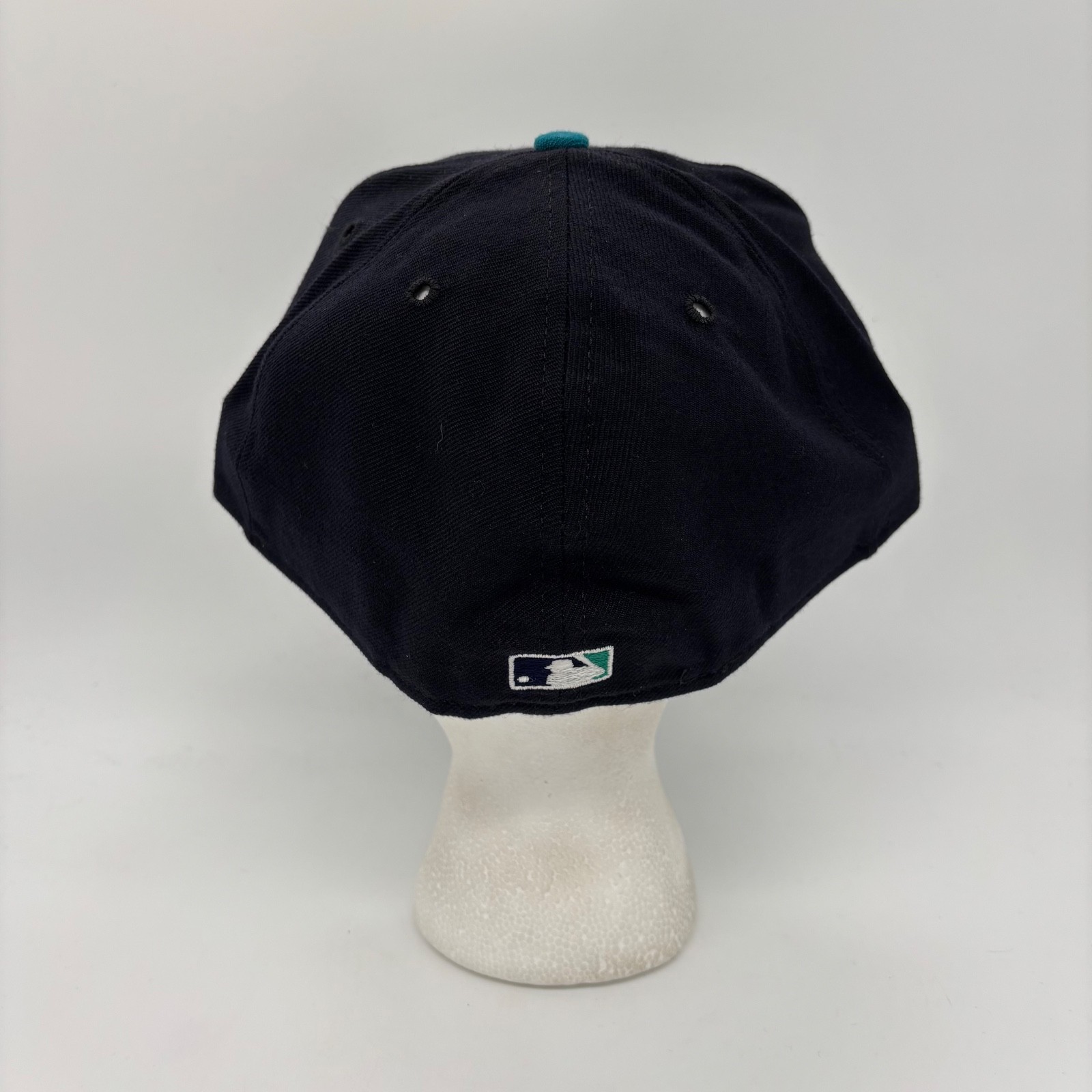New Era 59Fifty Seattle Mariners MLB Fitted Wool USA Hat Cap Blue Size 7 5/8