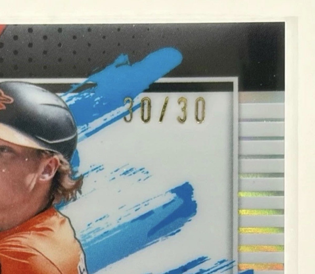 2026 Topps Finest Jackson Holliday Uncommon Refractor “BOOKEND” 30/30 #104