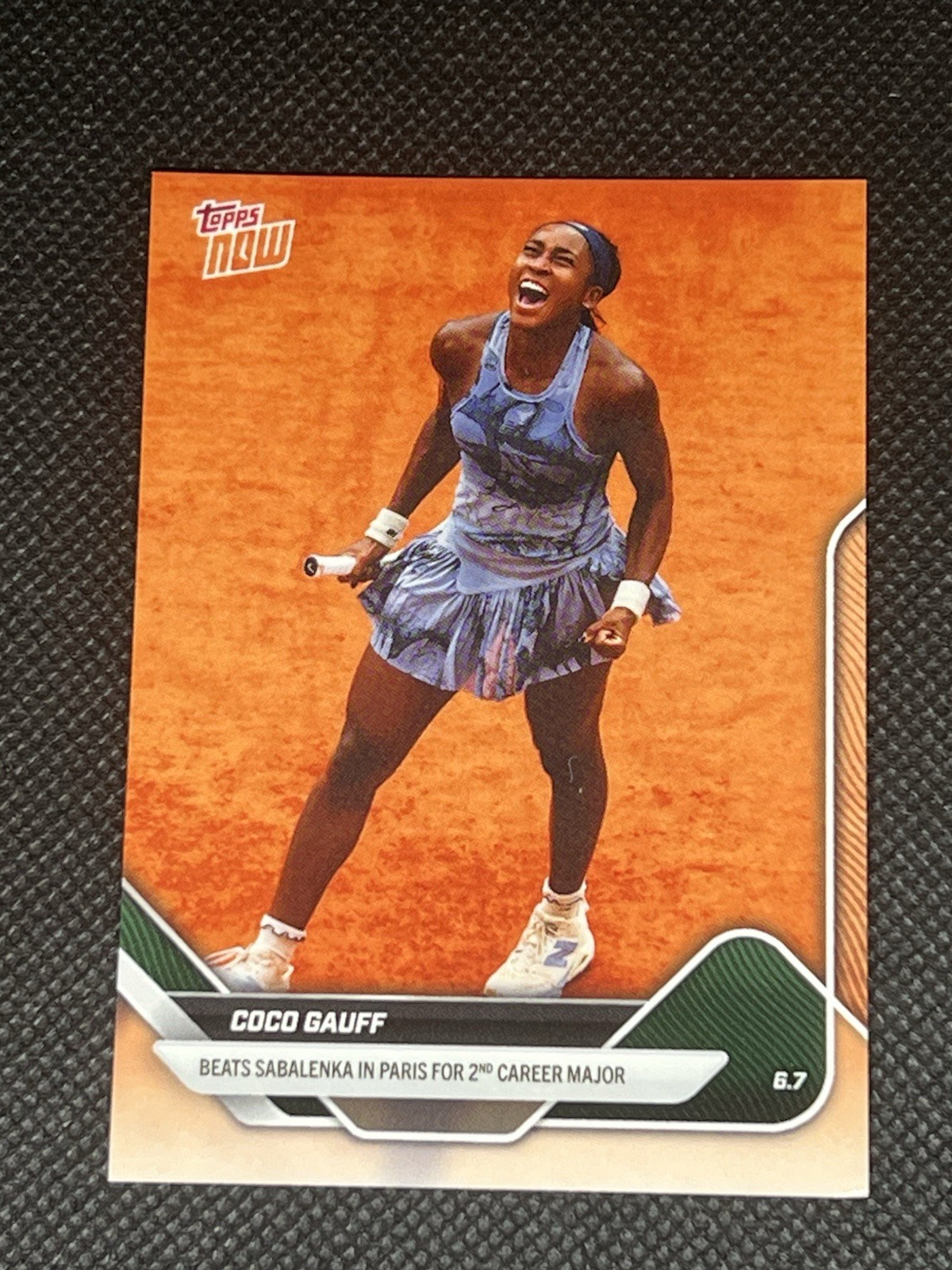2025 Topps Now – Coco Gauff #TN-CG1 /2842 French Open