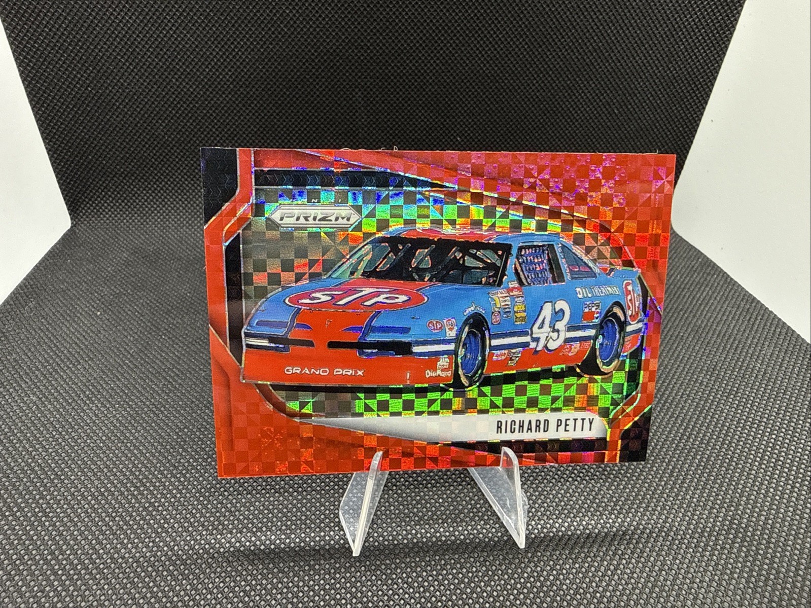2025 Panini Prizm NASCAR Richard Petty Rides Red Power Prizm #/175