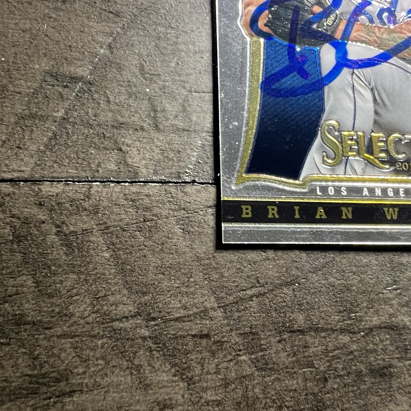 Brian Wilson Signed IP Autograph Los Angeles Dodgers 2013 Panini Select