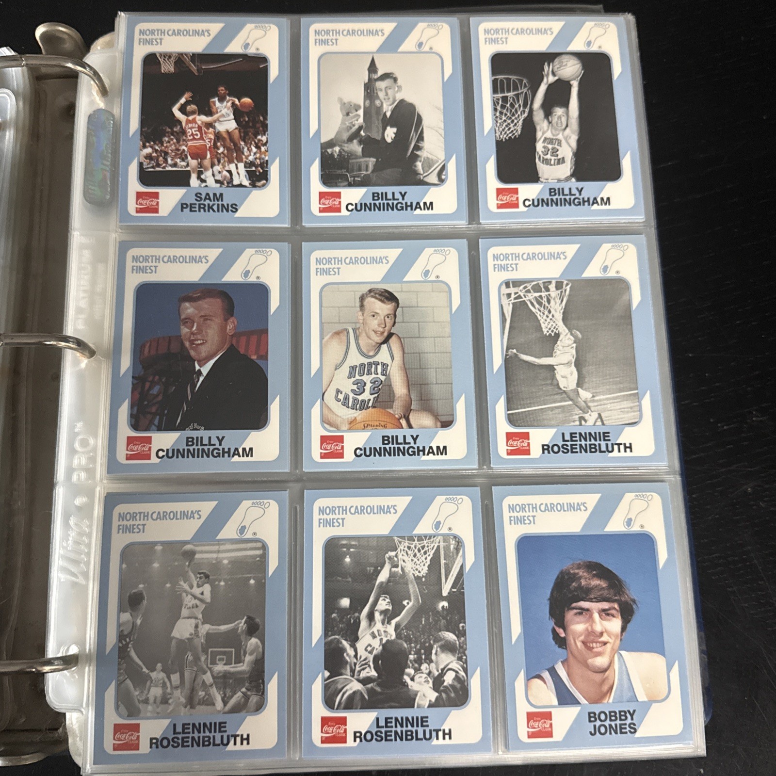 1989 North Carolina’s Finest Collegiate Collection Coca Cola UNC Tar Heels Pick
