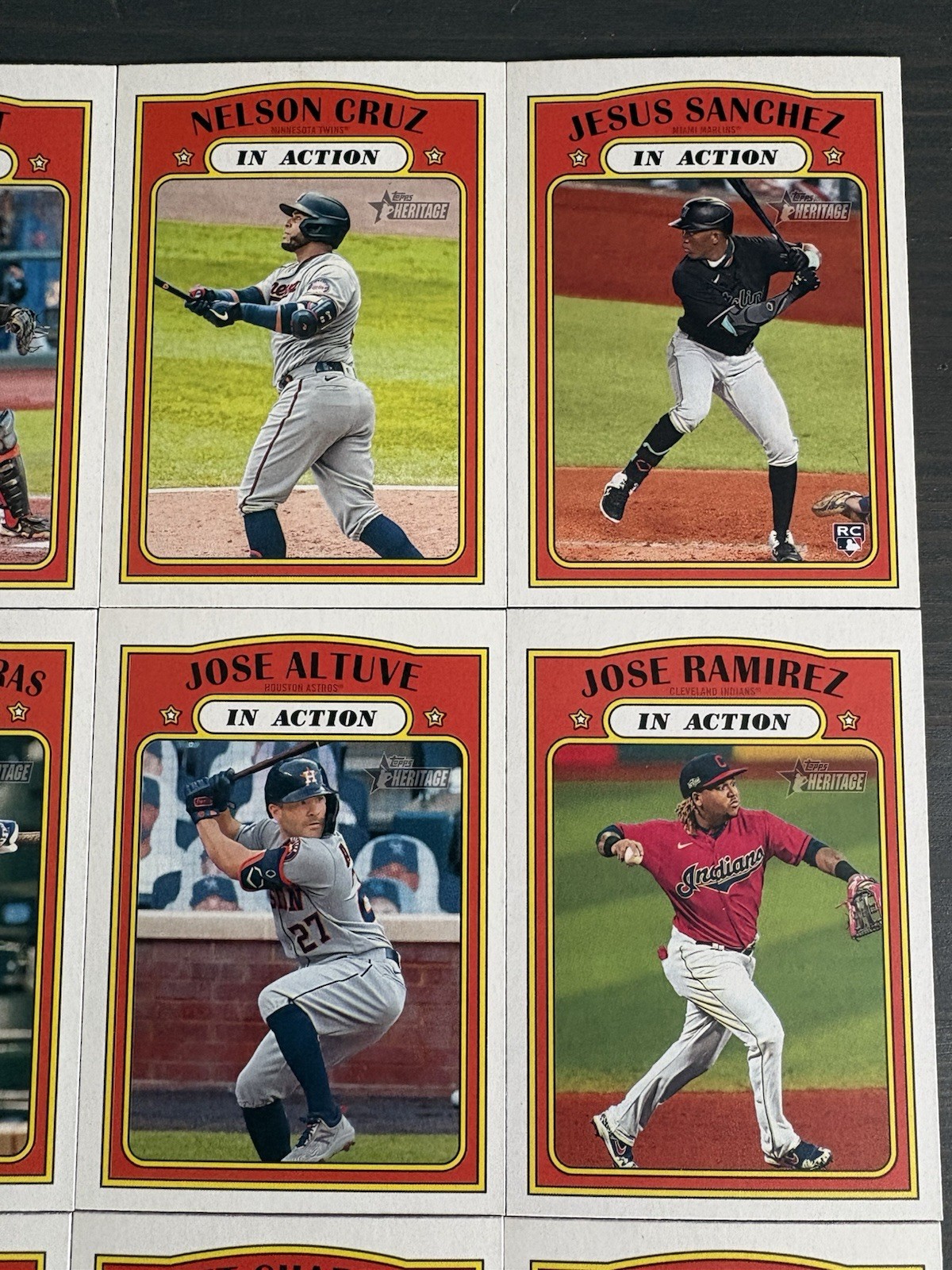 2021 Topps Heritage In Action 9 Card Star Lot Including RC *ATGCARDS*