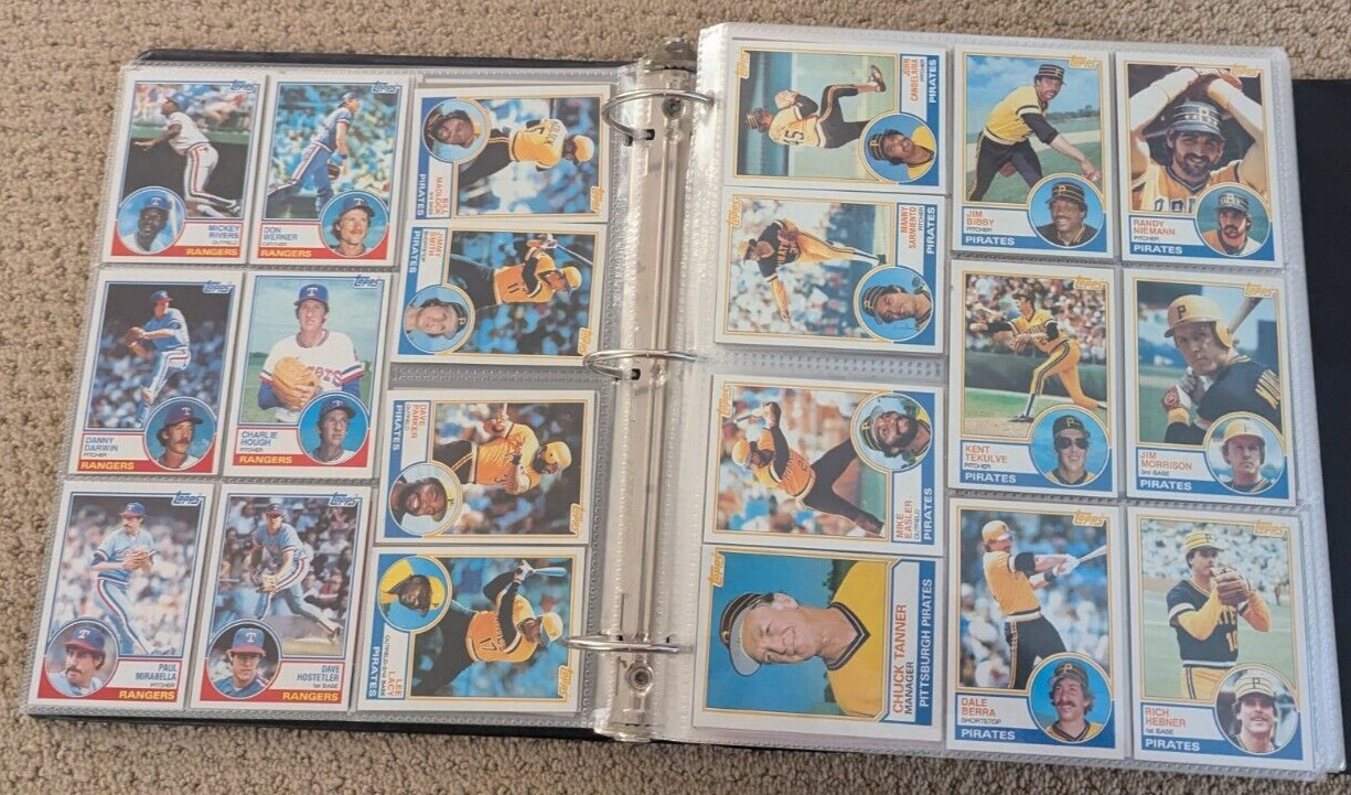 1 album of 1060 baseball cards all in super great condition