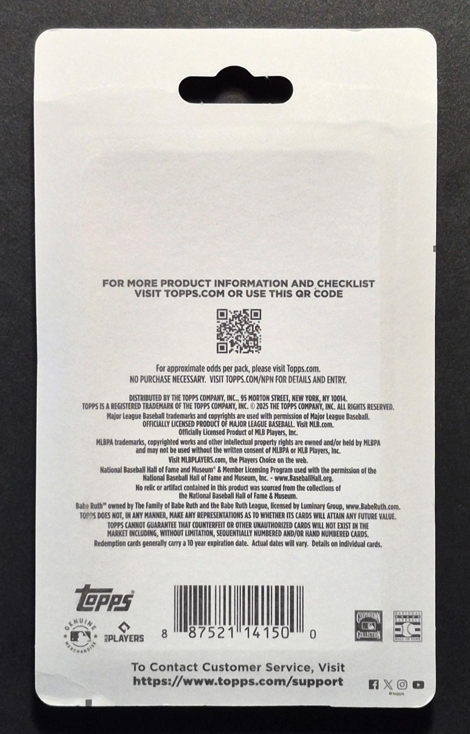 2025 Topps Series 2 Meijer Blister Pack SHOWS Shohei Ohtani #400 TINSEL PARALLEL