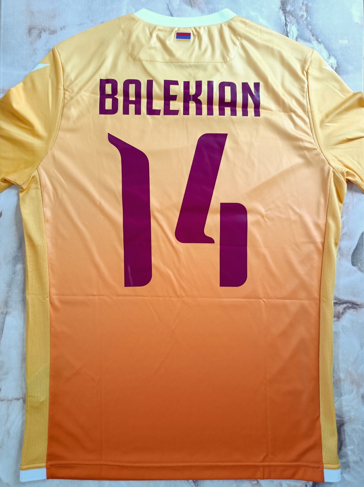 Armenia National Football Team 2020-2021 Away Shirt #14 Balekian, Size M