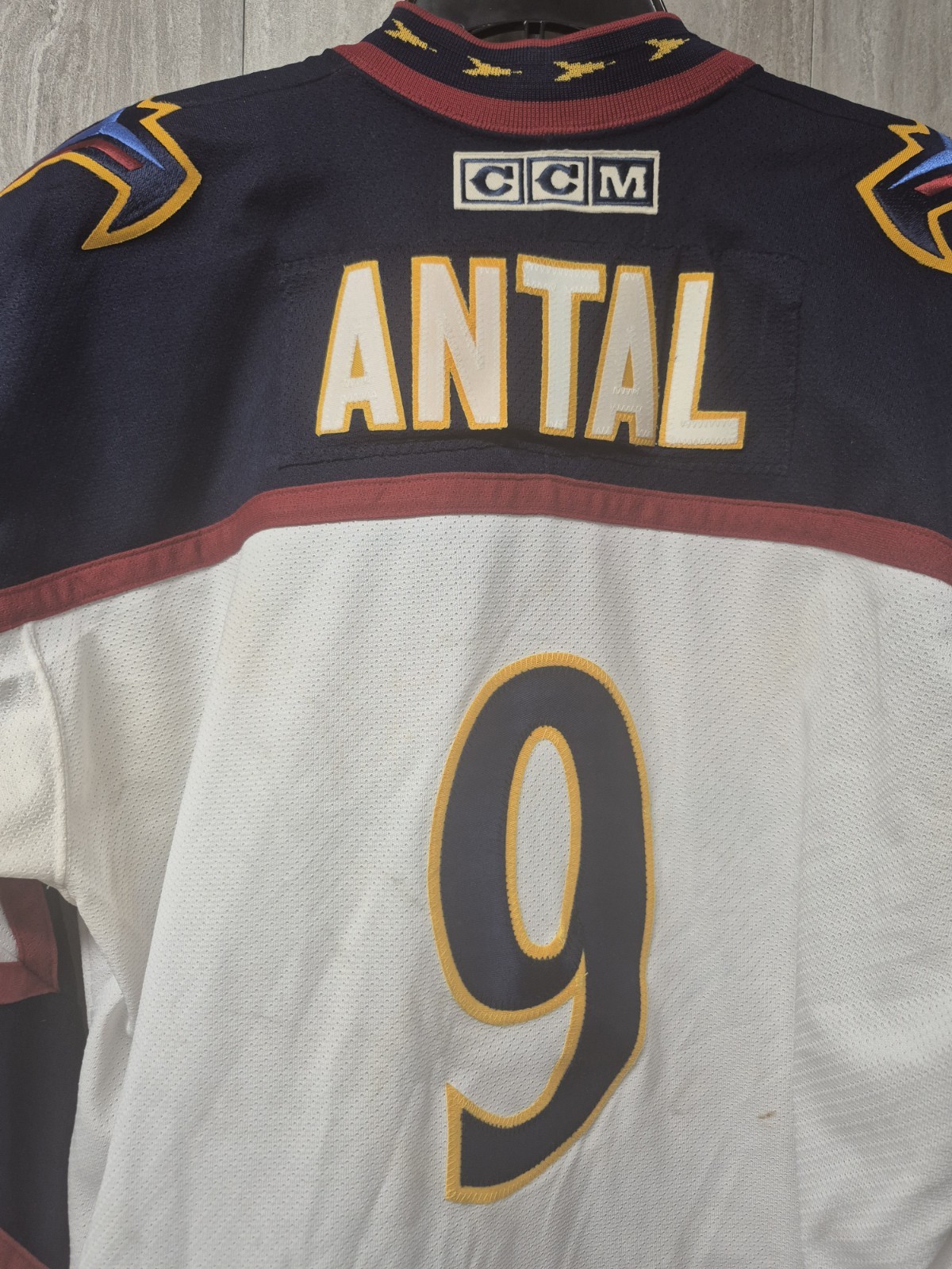 CCM NHL WHITE ATLANTA THRASHERS JERSEY SIZE XL VINTAGE 90S MENS HOCKEY Antal 09