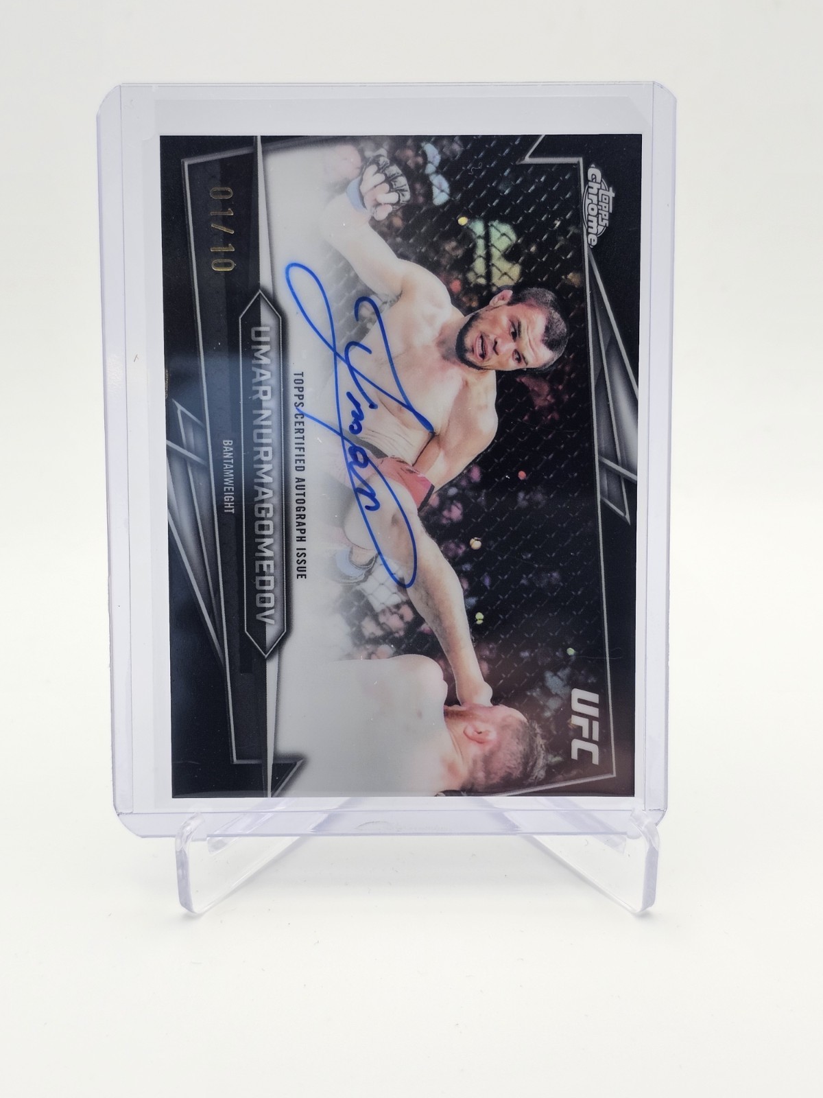 2026 topps chrome ufc umar nurmagomedov Autograph Black Refractor /10