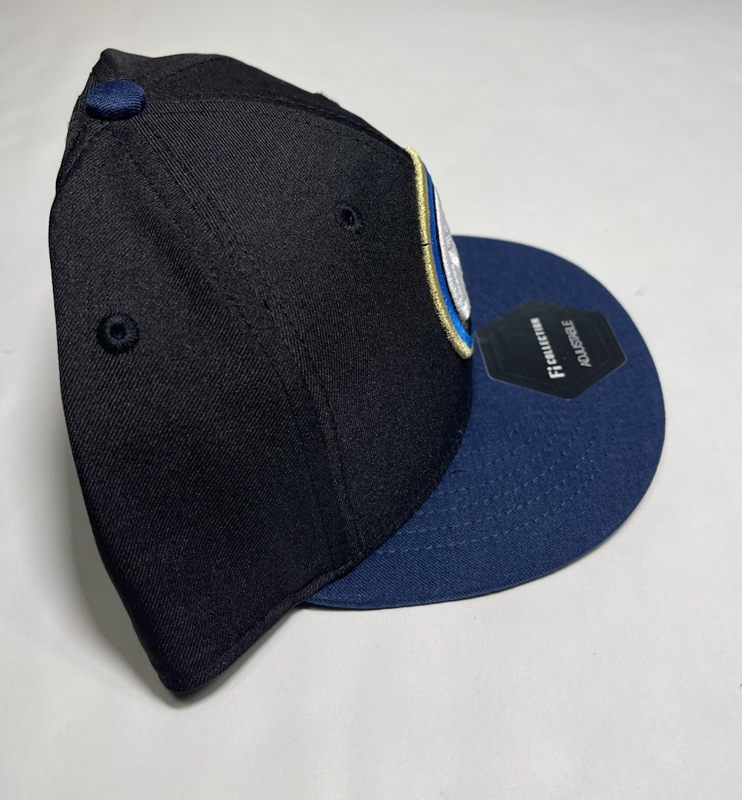 Inter Milan Football Italy Men’s Structured Adjustable Hat Black SnapBack New