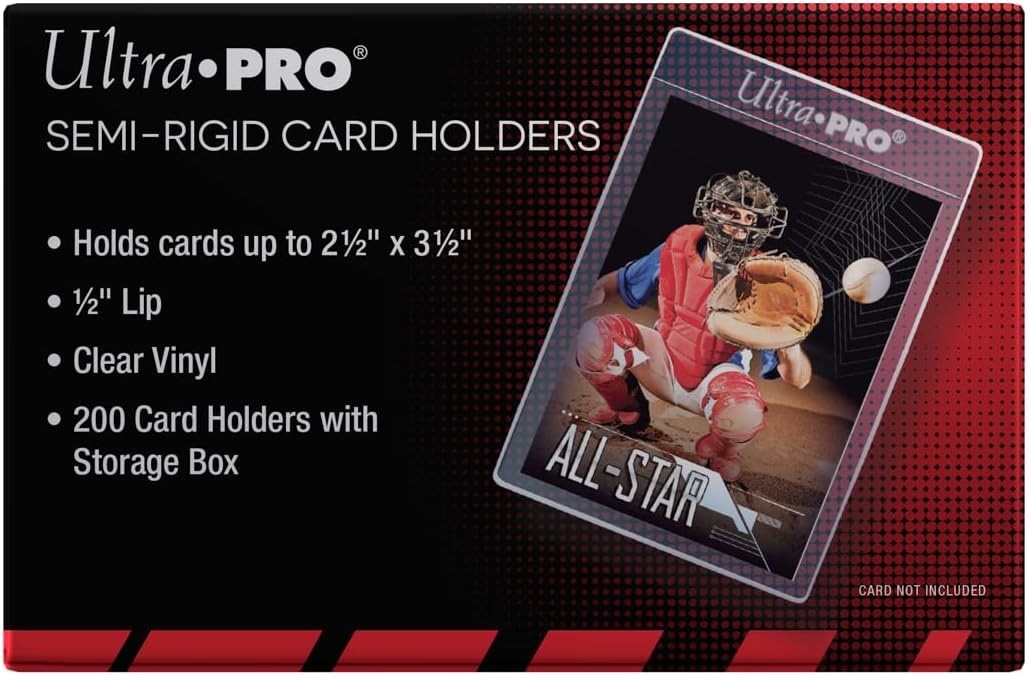 Ultra PRO Semi Rigid 1/2 inch Card Sleeves – 200 Count