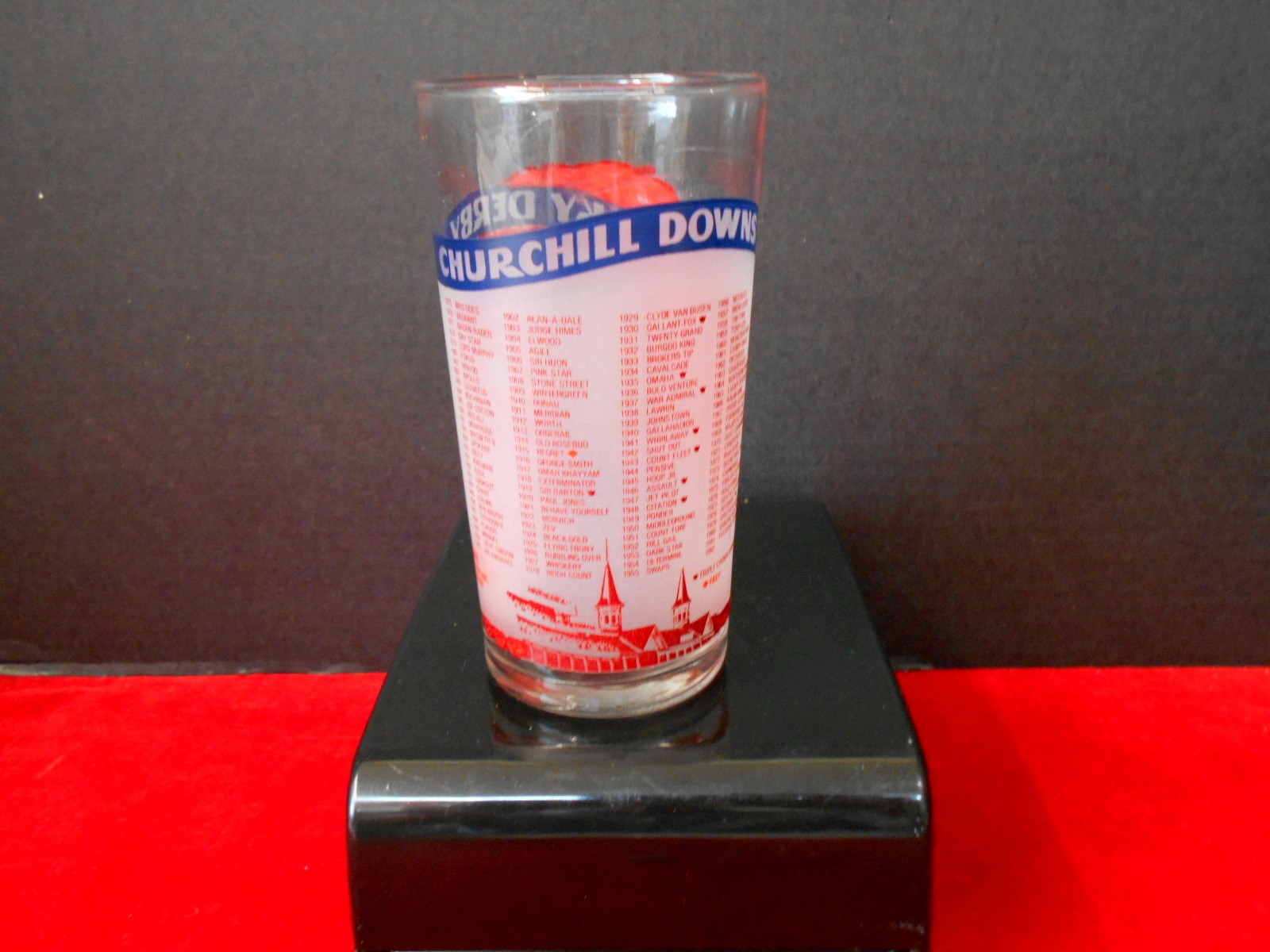 1982 KENTUCKY DERBY 108 OFFICAL MINT JULEP GLASS