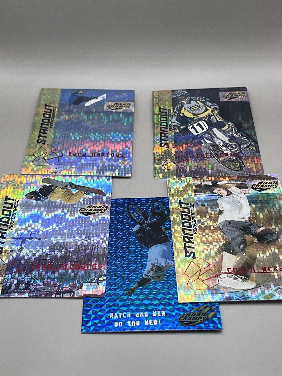 2000 Jakks Pacific Road Champs AXS – 176 Card Lot – Parallels & Inserts Included