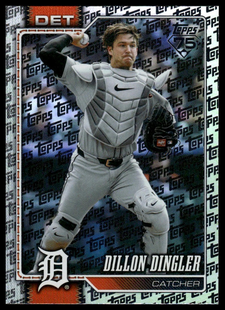 Dillon Dingler 2026 Topps #351 Detroit Tigers Topps Foil Pattern