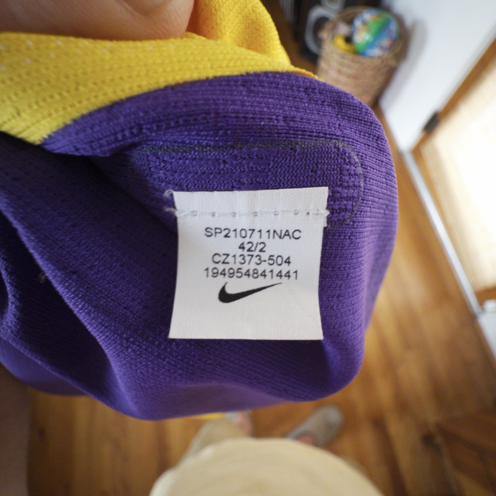 Nike Explorer Edition Generic No Name Los Angeles Sparks Jersey WNBA Womens M
