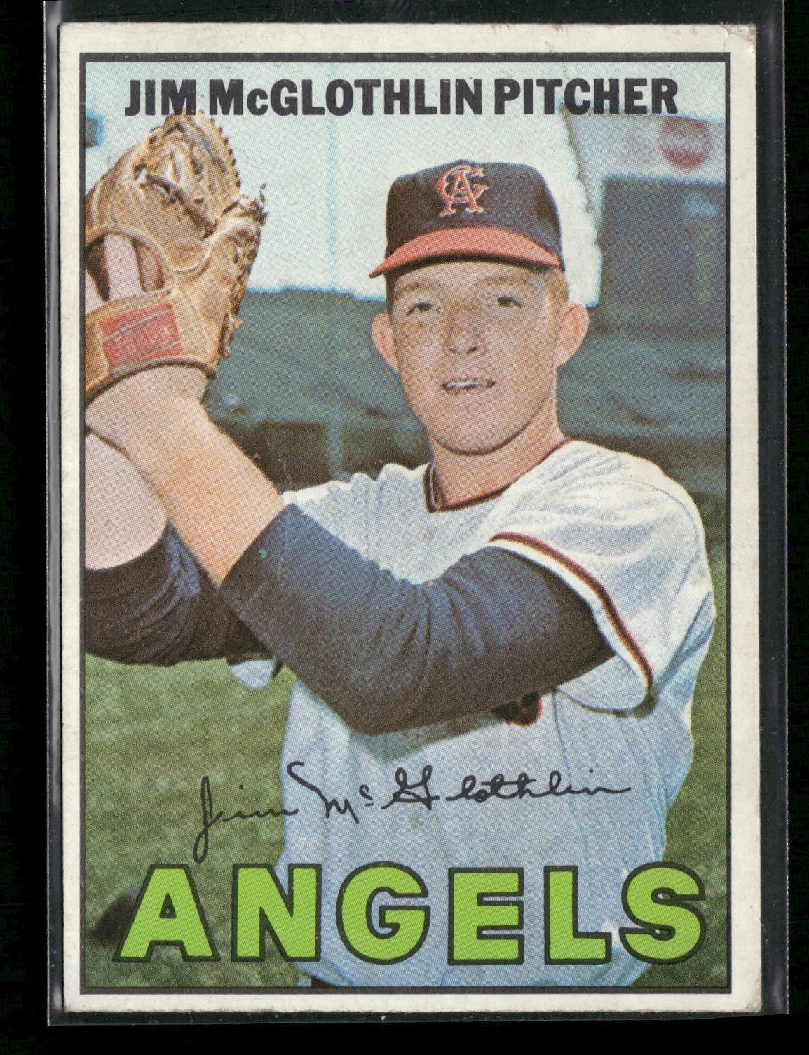 1967 Topps #19 Jim McGlothlin California Angels