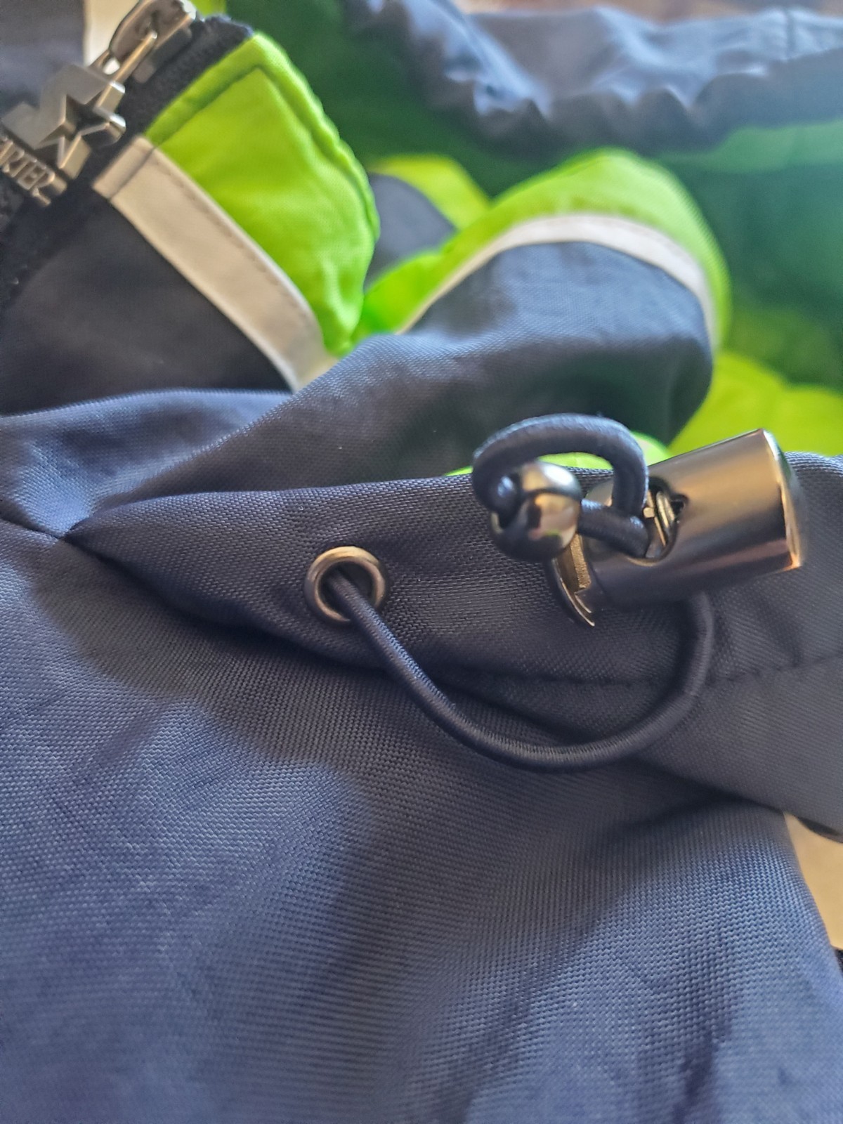 Seattle Seahawks Starter Jacket 1/2 Zip Parka 🦘 Pouch Quilt Line Sz Med 🏆🏆🏆