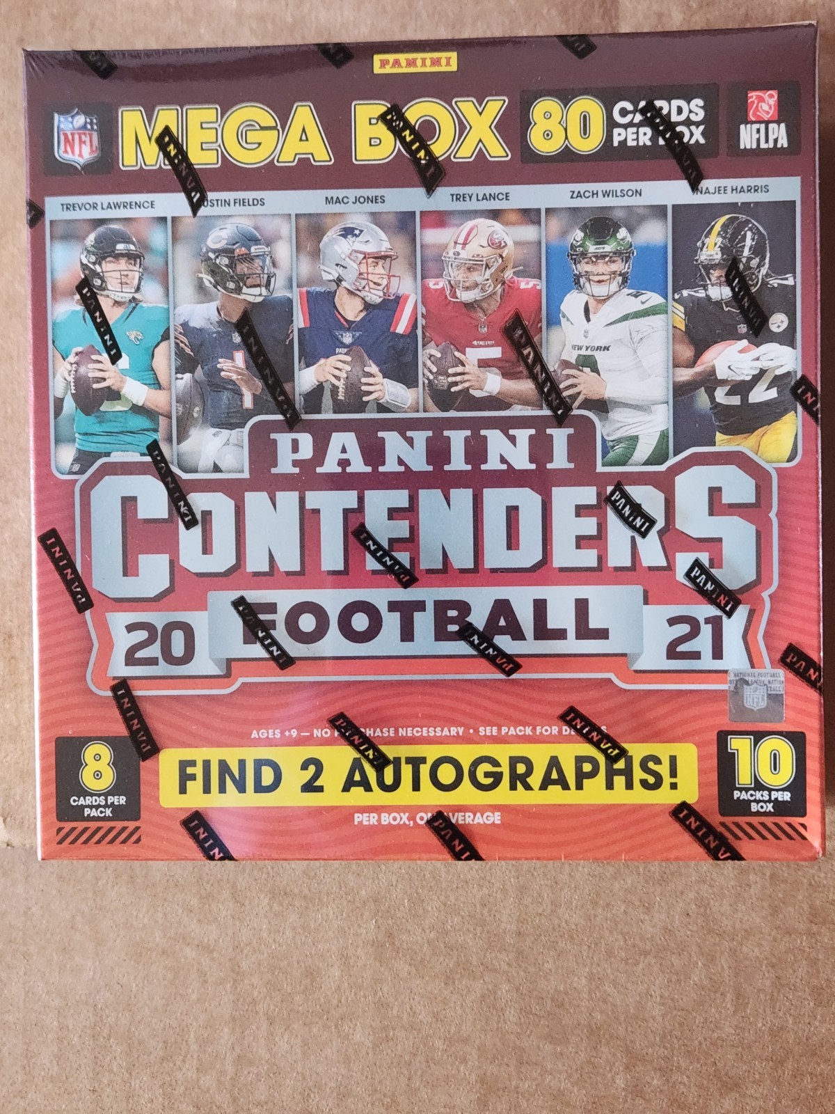 2021 Nfl Contenders Football Mega Box Fanatics 80 Cards 2 Autos Factory Sealed