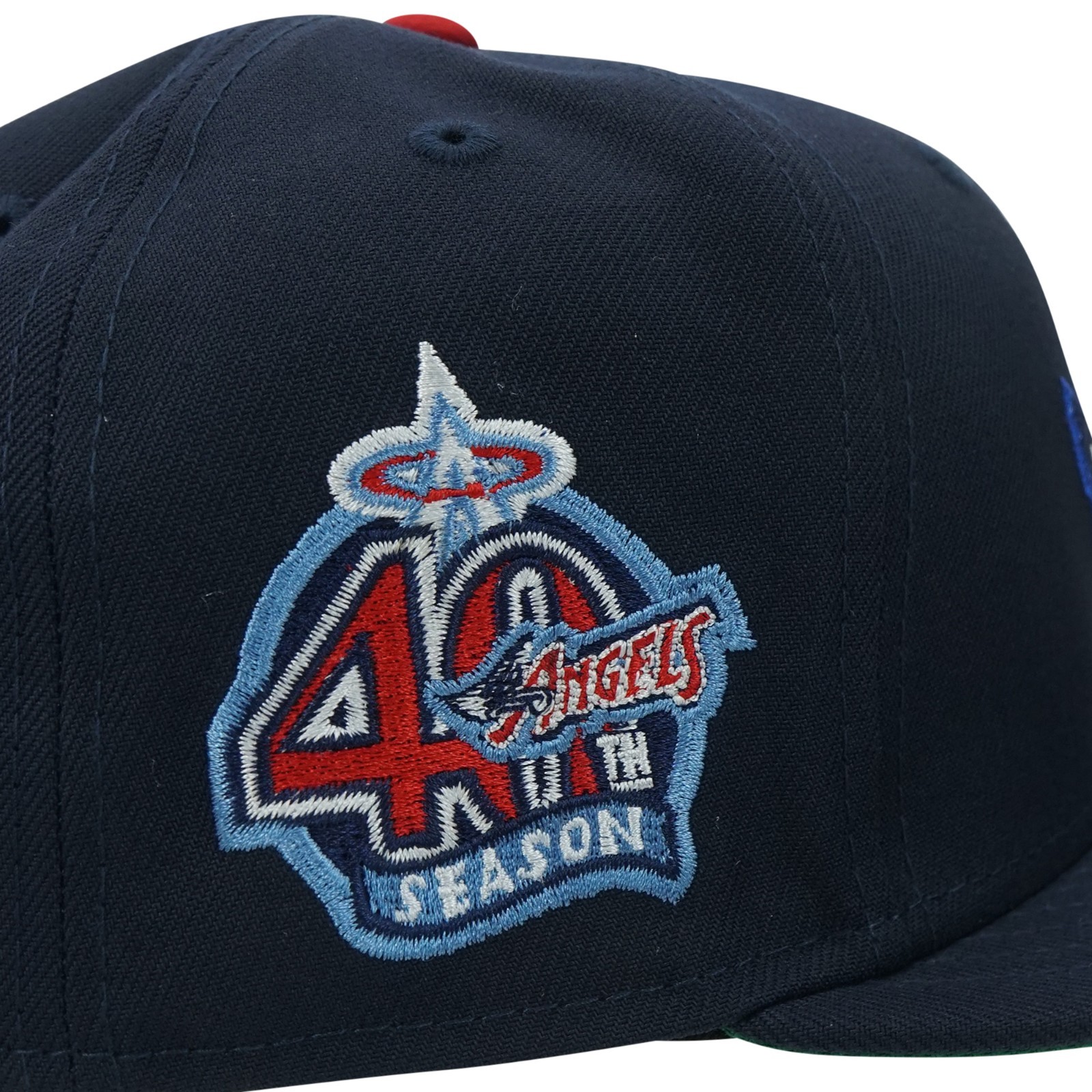 2001 Anaheim Angels New Era MLB 40th Annviersary Navy Blue 59FIFTY Fitted Cap