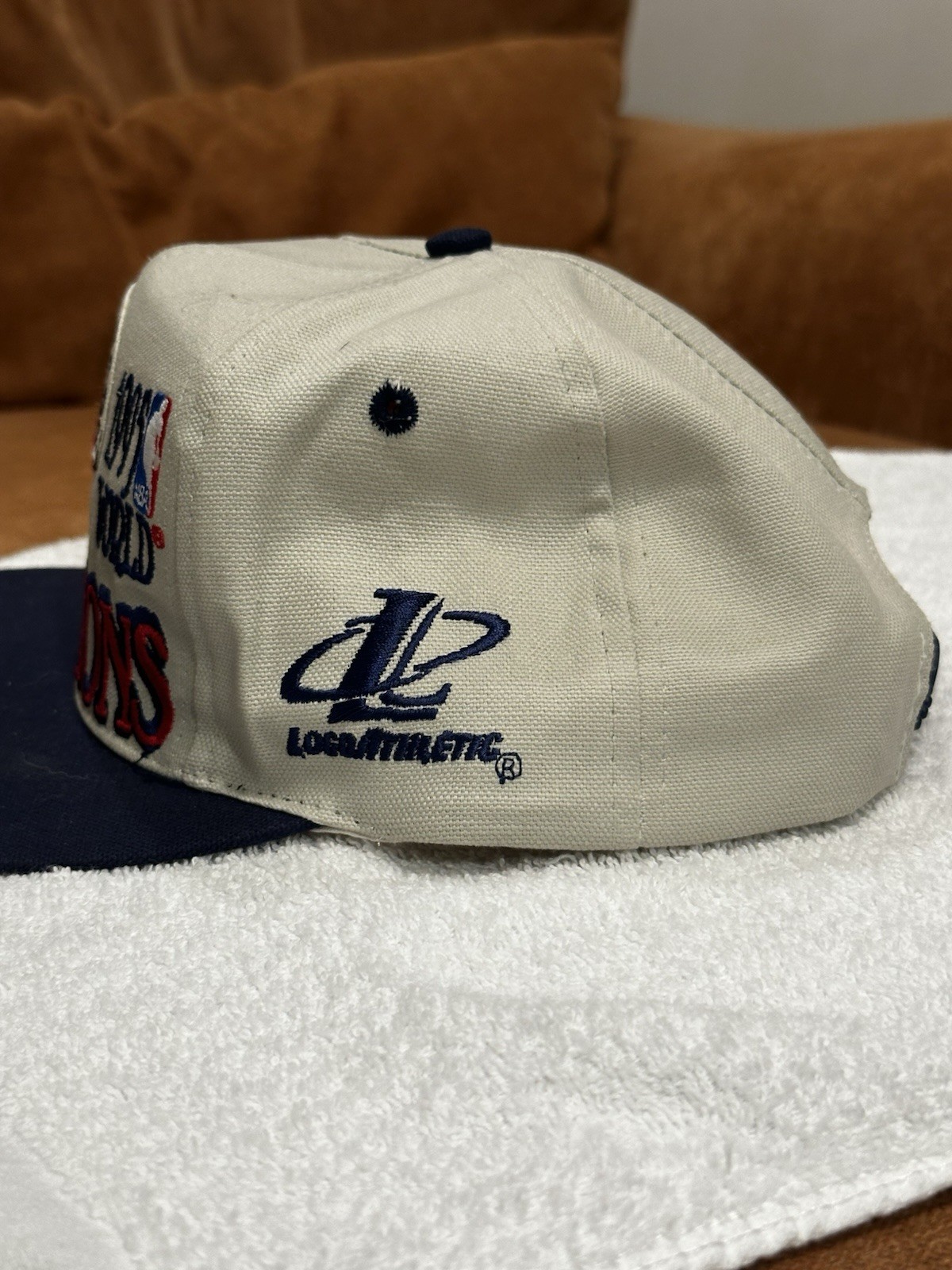 Autographed Hakeem Olajuwon Houston Rockets Hat + Three Bonus Hats (see below)