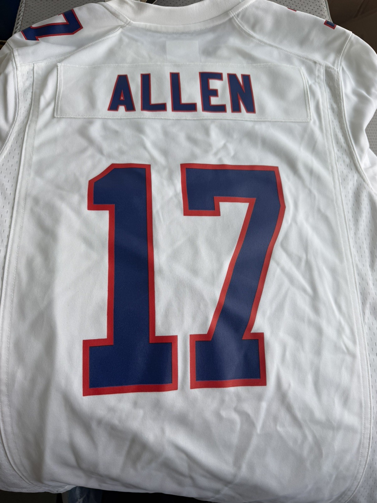 Josh Allen Buffalo Bills Nike Alternate Game Player Jersey – White SIZE S